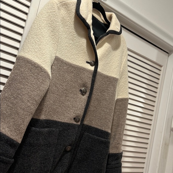 Russian made vintage wool jacket Two deep pockets - Picture 2 of 16